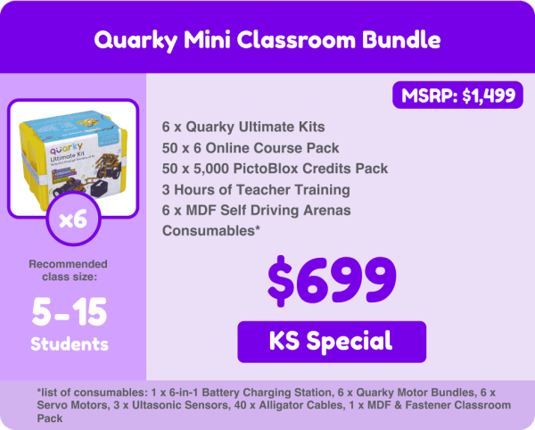Quarky Mini Classroom Bundle - best AI kit for teachers