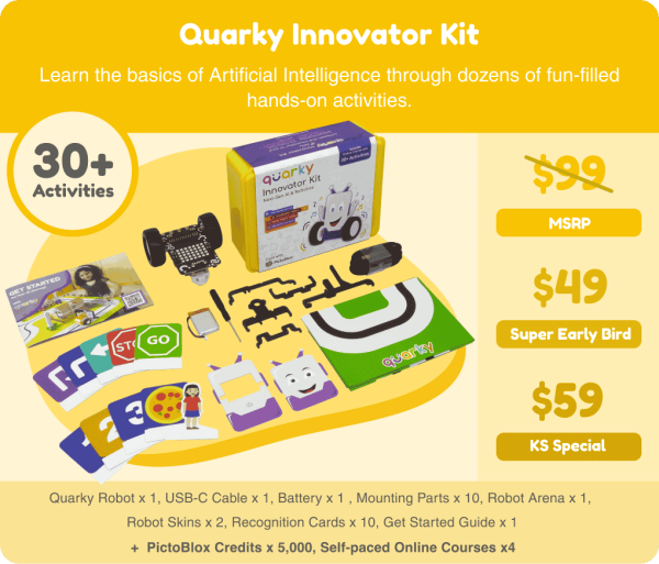 Quarky Innovator Kit - best AI Robot DIY Kit