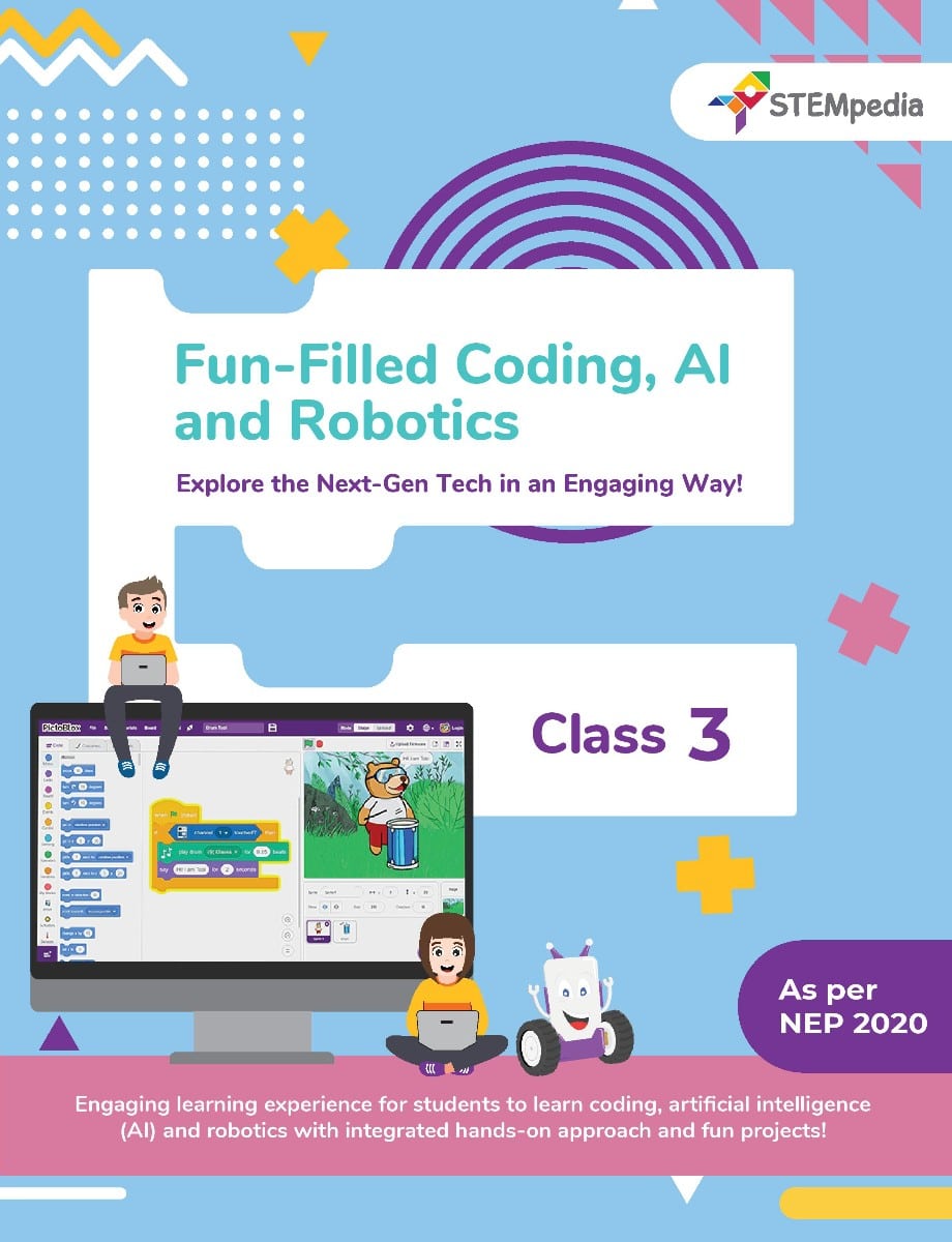 Fun Filled Coding, AI and Robotics Class 3 – Cover Image
