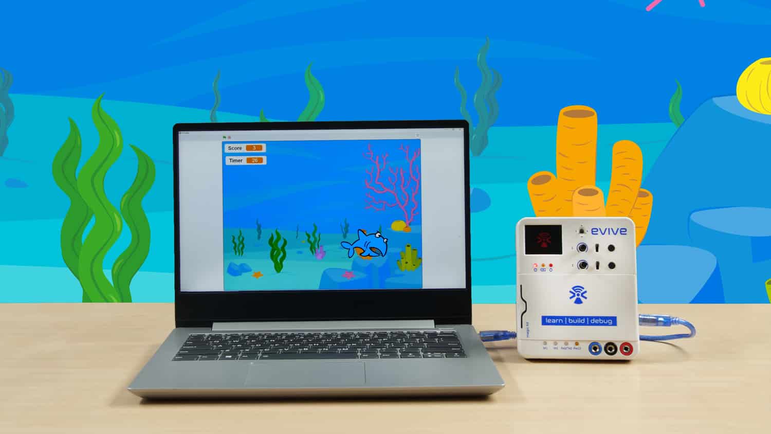 Scratch Projects for Kids - The Hungry Shark