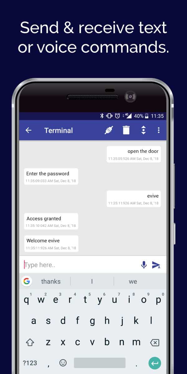 Terminal Module - Dabble App