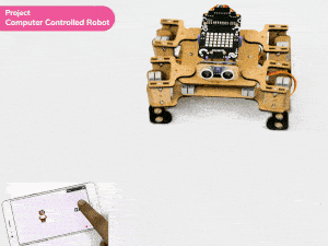 Wirelessly Controlled Quadruped