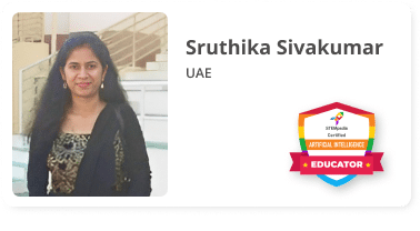 Sruthika Sivakumar, UAE