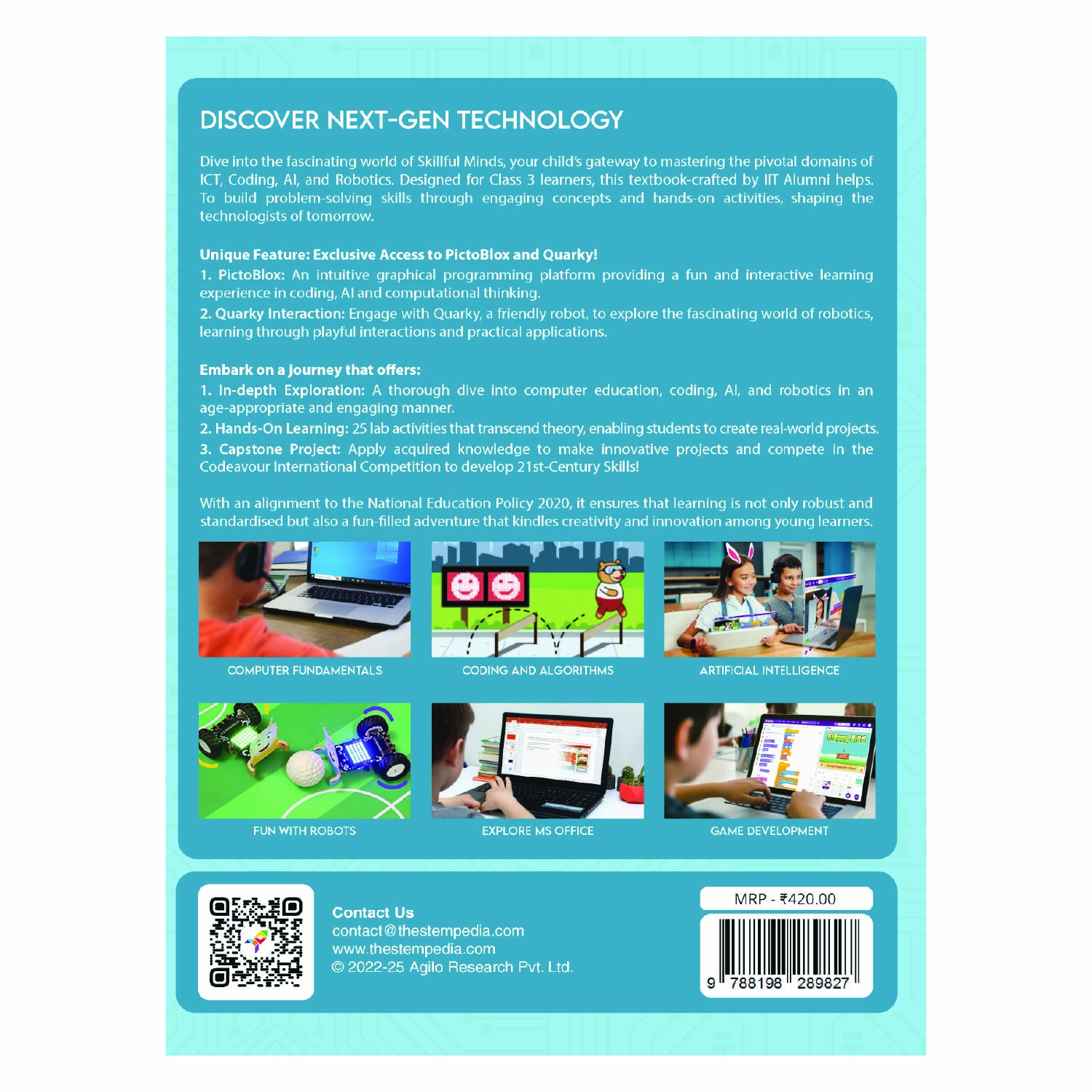 CBSE Coding, AI, Robotics and Computer Book - Class 3 Edition 3 for Academic Year 2026-27 | Skillful Minds - Image 2