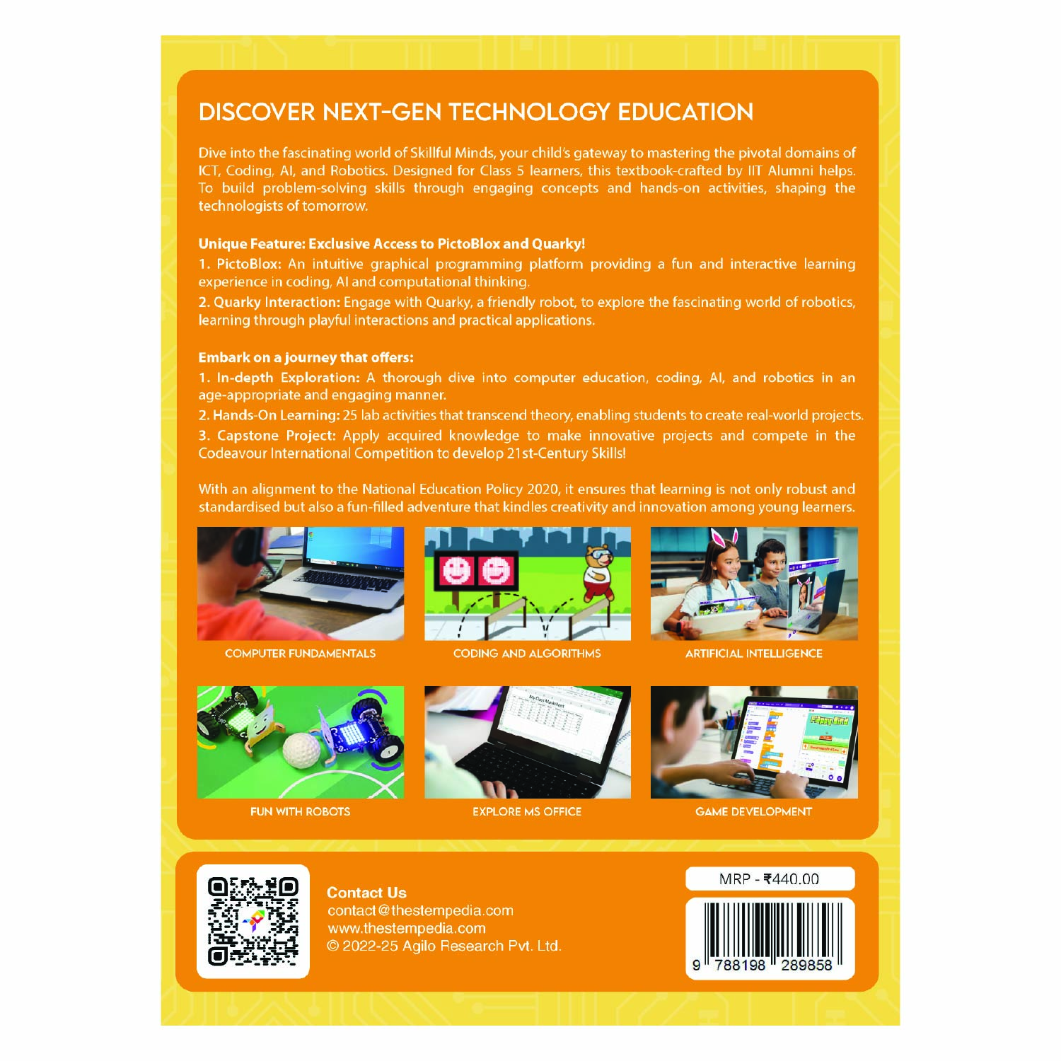 CBSE Coding, AI, Robotics and Computer Book - Class 5 Edition 3 for Academic Year 2026-27 | Skillful Minds - Image 2