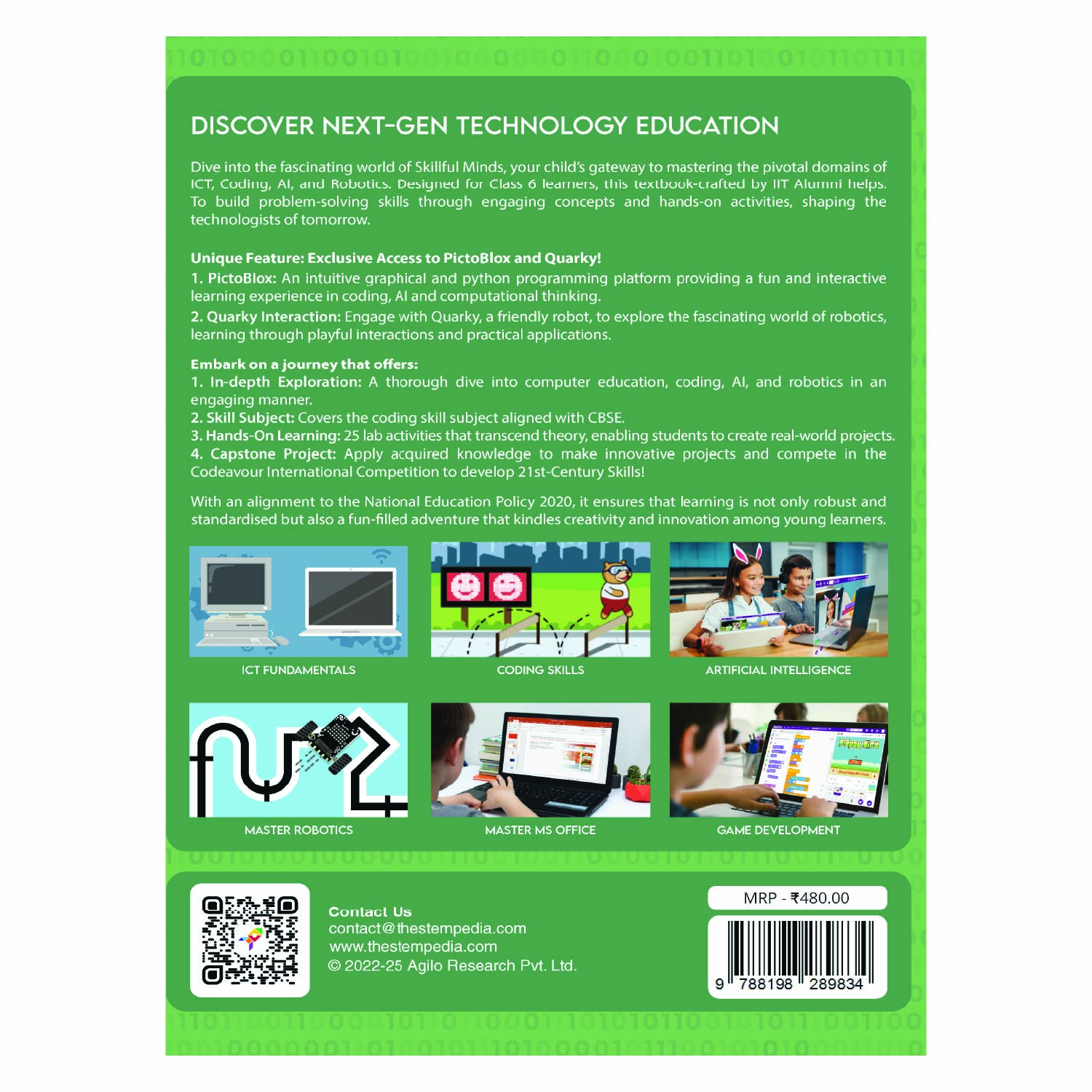 CBSE Coding, AI, Robotics and Computer Book - Class 6 Edition 3 for Academic Year 2026-27 | Skillful Minds - Image 2