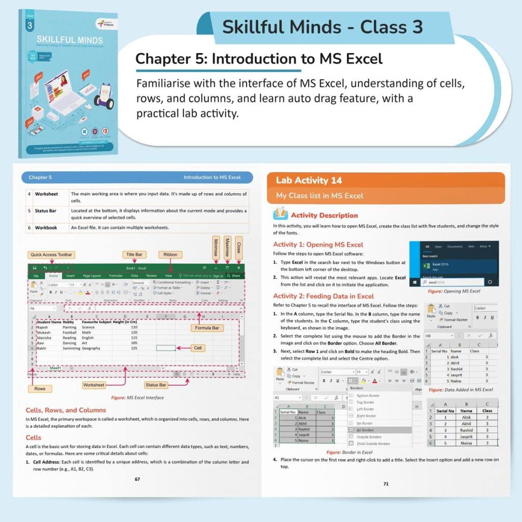 CBSE Class 3 AI, Coding, Robotics, and Computer Book