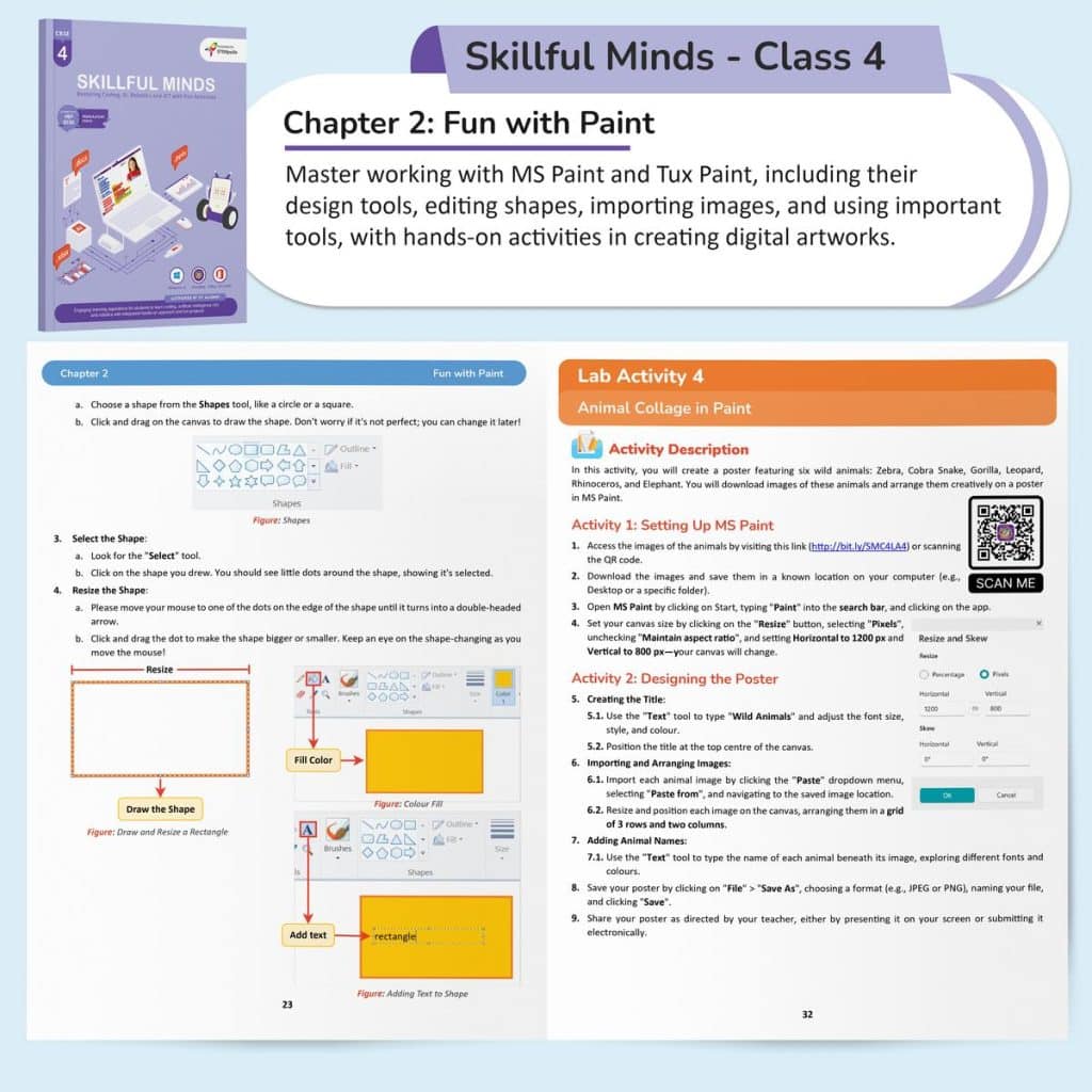 CBSE Class 4 AI, Coding, Robotics, and Computer Book