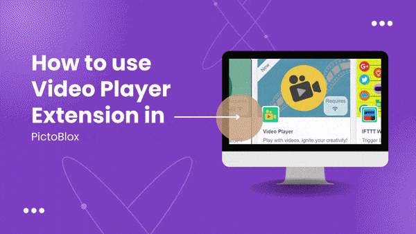 Step-by-step description of how to add Video Player extension and paste video URLs and play videos.
