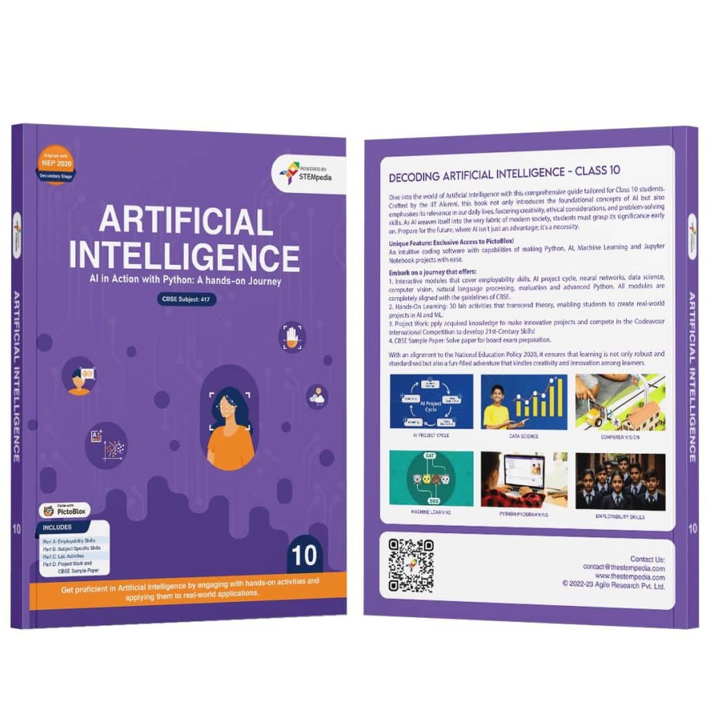 CBSE AI Book For Class 10 - Artificial Intelligence (Subject Code 417)