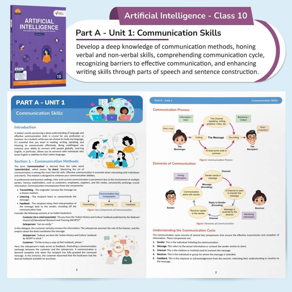 CBSE AI Book for Class 10 - Artificial Intelligence (Subject Code 417)