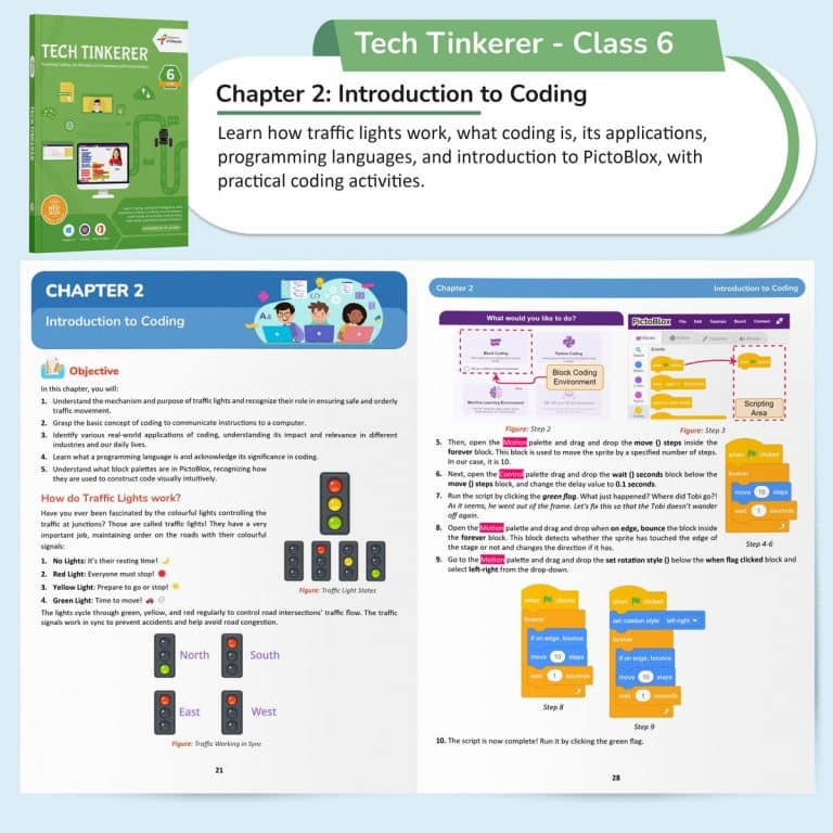 Icse coding ai robotics and computer book class 6 tech tinkerer