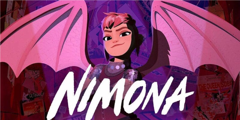 Official banner of movie 'Nimona'