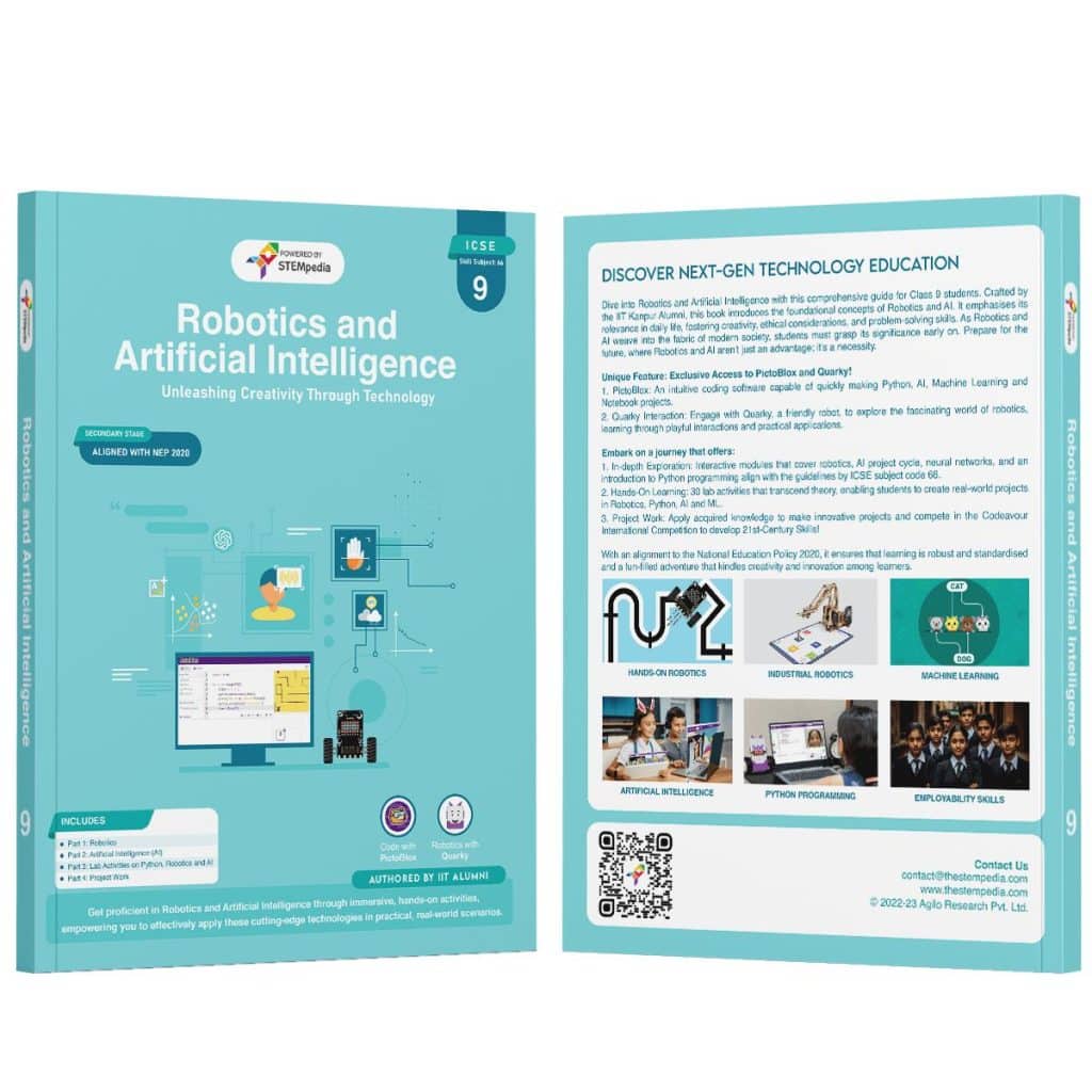 ICSE Robotics & AI Book for Class 9 - Subject Code 66