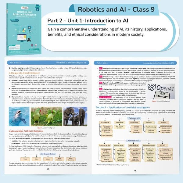 ICSE Robotics & AI Book for Class 9 - Subject Code 66