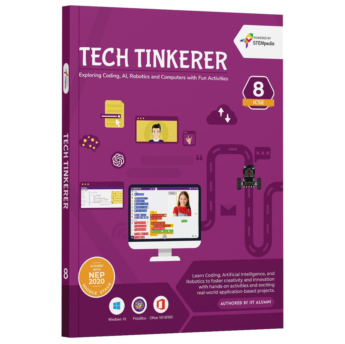 Engage in Coding, AI & Robotics with STEMpedia Tech Tinkerer (ICSE Class 8th)