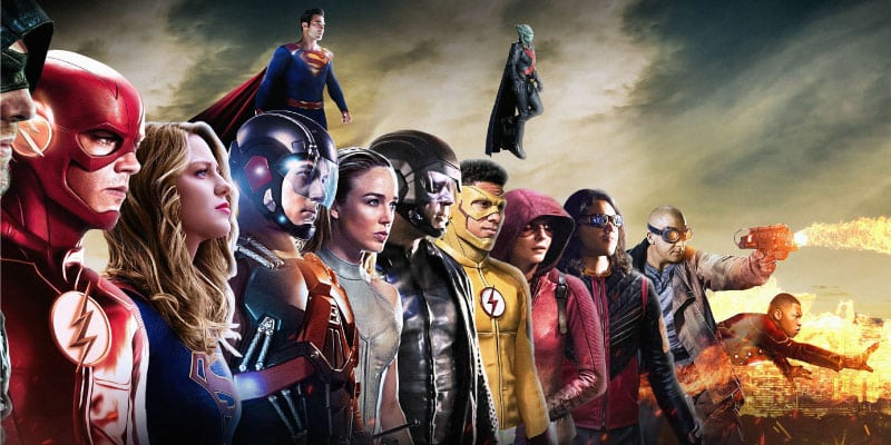 Various superhero characters in 'The Flash' movie