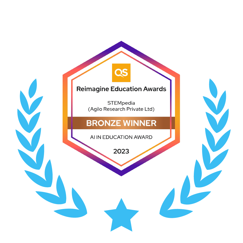 STEMpedia - Bronze winner in QS Reimagine Education Awards 2023 for AI in Education category