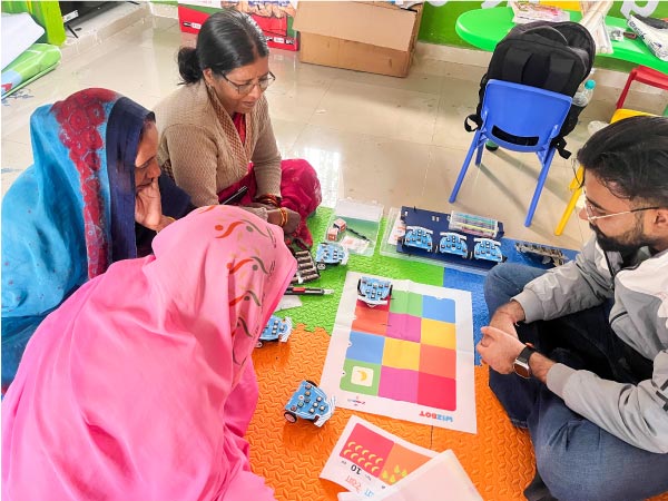 SBI Anganwadi Setup in Prayagraj UP