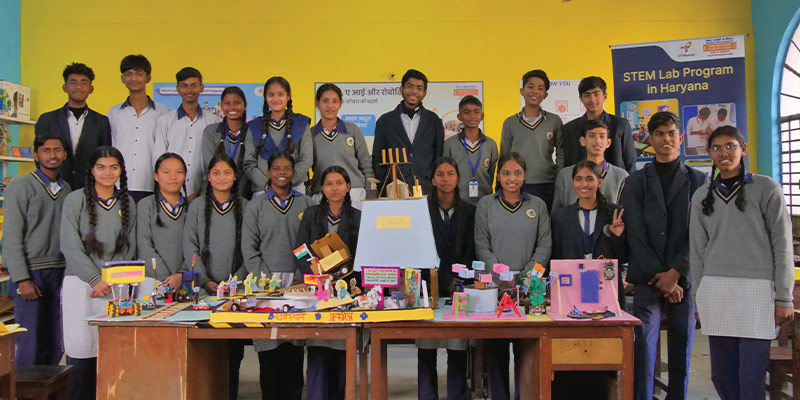 AI Projects Showcase by Students in Haryana Schools