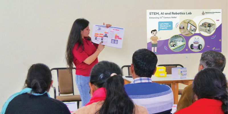 Monitoring and Evaluation of the Haryana STEM Lab Project