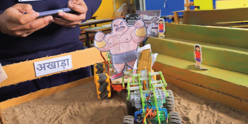 Robo Kushti AI Project at Haryana STEM Lab