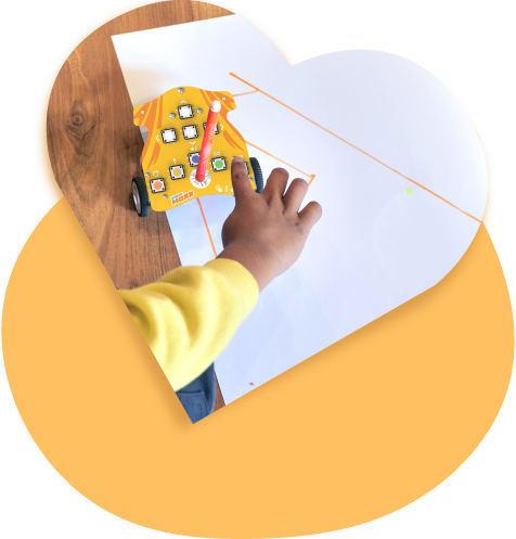Draw Mode to draw shaped and patterns with Wizbot Maxx