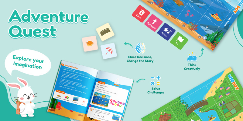 Wizbot maxx adventure quest screen-free robot toy for kids aged 6+