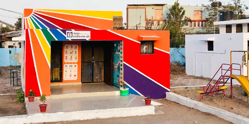 Anganwadi in Vadodara for FLN and CT Education