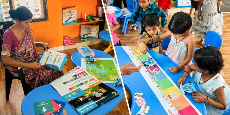 Teaching Learning Material in Vadodara Smart Anganwadi