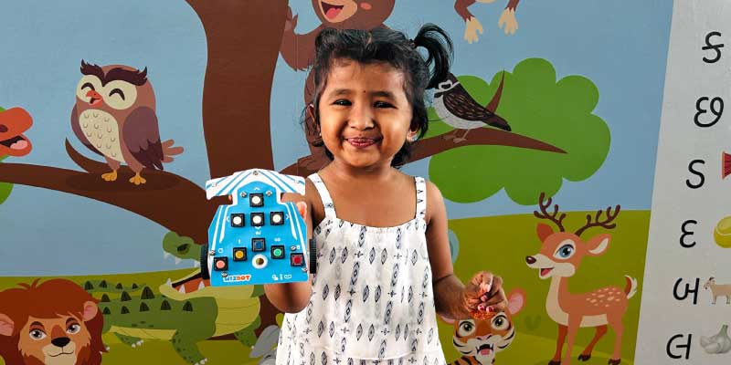 Wizbot Screen-Free Educational Robot Toy for Early Education in Vadodara Smart Anganwadi