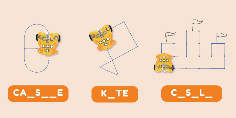 Pictionary Game with wizbot maxx screen-free robot toy