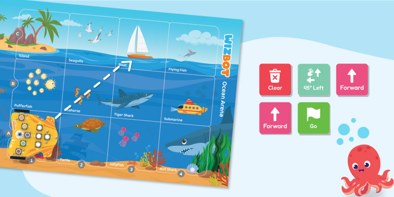 Find the anchor game with wizbot maxx screen-free robot toy