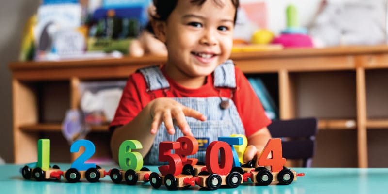 Language learning toys as teaching learning material for classrooms