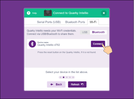 Connect your intellio with your device