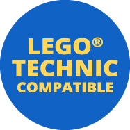 LEGO Technic compatibility for building advanced projects with Quarky Intellio
