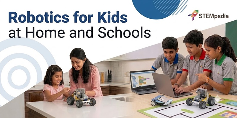 Robotics to Kids at Home and Schools