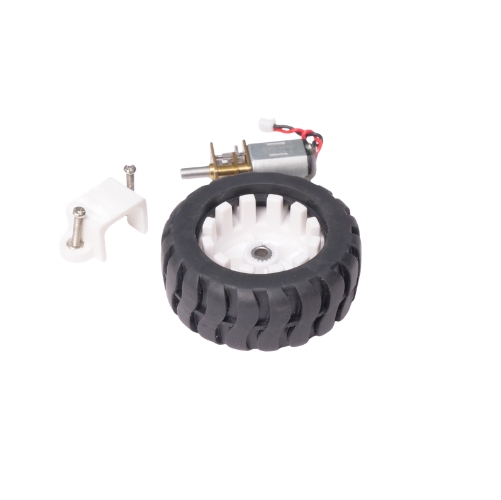 Quarky N20 Geared Motor 35-40RPM 3.3V with Wheel & Bracket - Image 3
