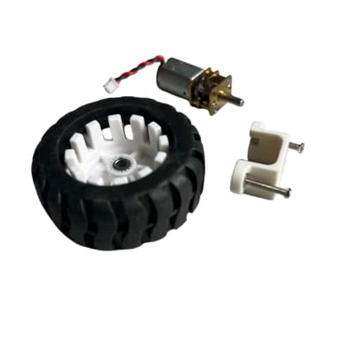 Quarky N20 Geared Motor with Wheel & Bracket