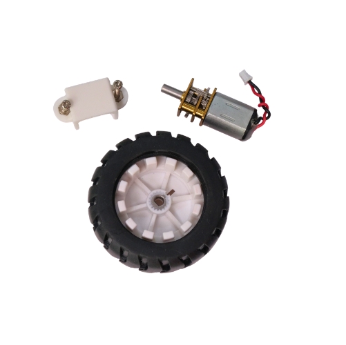 Quarky N20 Geared Motor with Wheel & Bracket