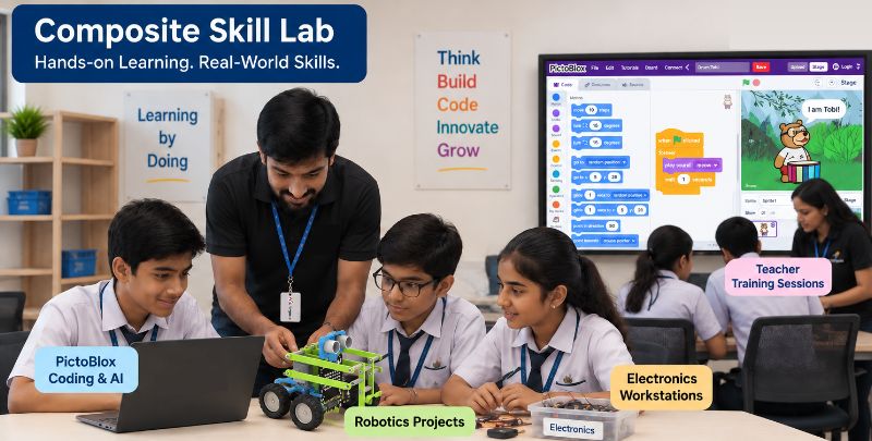 STEMpedia supporting schools with Composite Skill Lab
