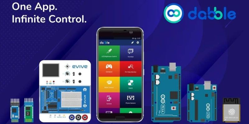 Dabble-App-Arduino-UNO-R4-PictoBlox