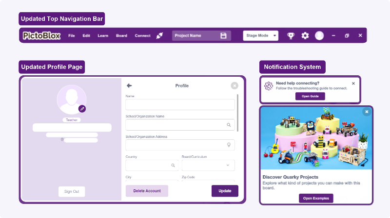 PictoBlox-10-Updated-Interface-Profile-Navigation